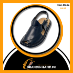 Special T-Gear Peshawar Chappal – Handcrafted Black